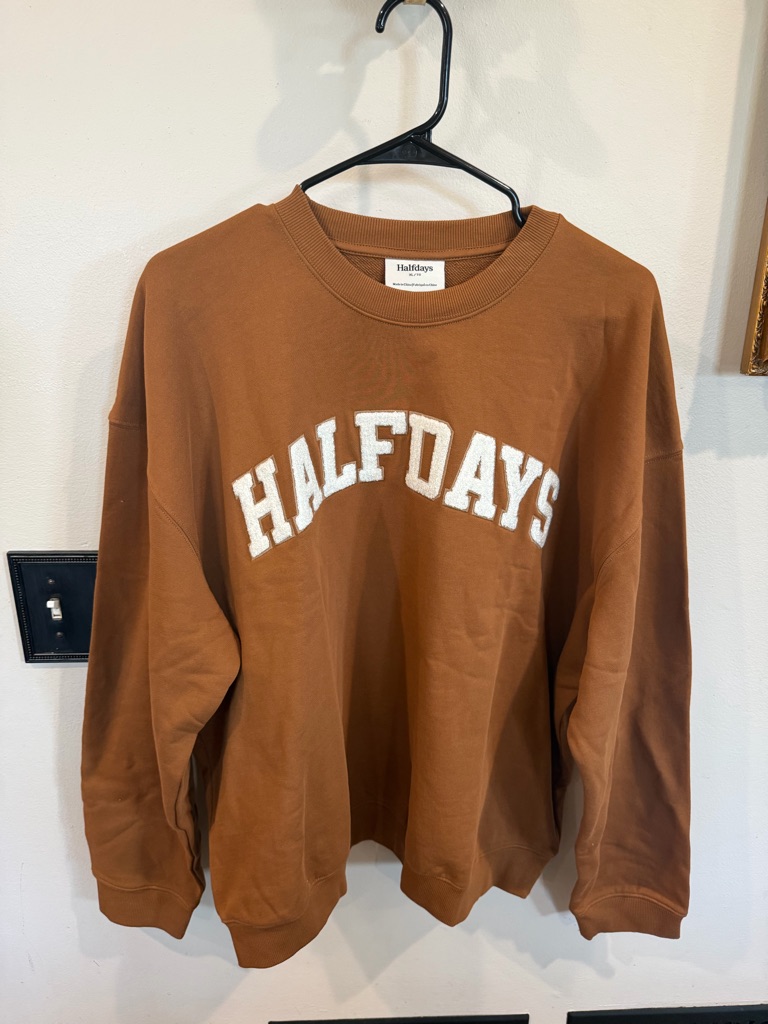 Brown Crewneck Sweatshirt  Brand